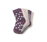 Kurzsocken SCHIESSER "Socken Legwear Kids 5er Pack", Kinder, Gr. 23-26, lila, Obermaterial: 75% Baumwolle CO. 24% Polyamid PA. 1% Elasthan EL., Socken (16025208-23) lila