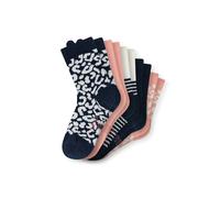 Kurzsocken SCHIESSER "Socken Legwear Kids 5er Pack", Kinder, Gr. 31-34, blau, Obermaterial: 75% Baumwolle CO. 24% Polyamid PA. 1% Elasthan EL., Socken (71559930-31) blau