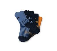 Kurzsocken SCHIESSER "Socken Legwear Kids 5er Pack", Mädchen, Gr. 23-26, blau, Obermaterial: 75% Baumwolle CO. 24% Polyamid PA. 1% Elasthan EL., Socken (77367607-23) blau