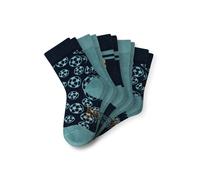 Kurzsocken SCHIESSER "Socken Legwear Kids 5er Pack", Mädchen, Gr. 27-30, blau (türkis), Obermaterial: 75% Baumwolle CO. 24% Polyamid PA. 1% Elasthan EL., Socken (33170844-27) türkis