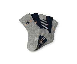 Kurzsocken SCHIESSER "Socken Legwear Kids 5er Pack", Mädchen, Gr. 31-34, grau, Obermaterial: 75% Baumwolle CO. 24% Polyamid PA. 1% Elasthan EL., Socken (45859846-31) grau