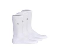 Kurzsocken SCOTCH & SODA "Socken 1/2 TERRY COTTON CREW 3er Pack", Herren, Gr. 41-46, weiß, Obermaterial: 75% Baumwolle CO(Bio). 22% Polyamid PA. 3% Elasthan EL., Socken (66422205-41) weiß