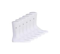 Kurzsocken SCOTCH & SODA "Socken 1/2 TERRY COTTON CREW 6er Pack", Herren, Gr. 41-46, braun (weiß), Obermaterial: 75% Baumwolle CO(Bio). 22% Polyamid PA. 3% Elasthan EL., Socken (65560137-41) weiß