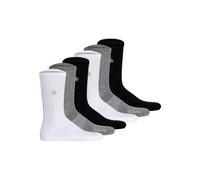 Kurzsocken SCOTCH & SODA "Socken 1/2 TERRY COTTON CREW 6er Pack", Herren, Gr. 41-46, bunt (schwarz, weiß, grau), Obermaterial: 75% Baumwolle CO(Bio). 22% Polyamid PA. 3% Elasthan EL., Socken (93882055