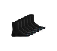 Kurzsocken STANCE "Socken Icon Quarter 6er Pack", Herren, Gr. 43-47, schwarz, Obermaterial: 77% Baumwolle CO. 14% Polyester PES. 6% Nylon NY. 3% Elasthan EL., Socken (27820957-43) schwarz
