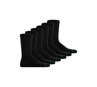 STANCE Unisex Socken 6er Pack - Shelter, Logo, Crew Socken, einfarbig Schwarz 38-42