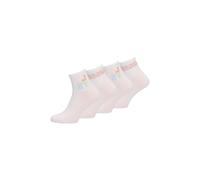 Kurzsocken TAMARIS "4er Pack", Damen, Gr. 39-42, weiß, weiß, 70% Baumwolle, 27% Polyamid, 3% Elasthan, Socken, 4er Pack Gekämmte Baumwolle für weiches Tragegefühl (48444534-39) weiß, weiß