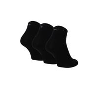 Kurzsocken TAMARIS "Socken Comfort Cotton Quarter 3-Pack 3er Pack", Damen, Gr. 35-38, schwarz, Obermaterial: 80% Baumwolle CO. 18% Polyamid PA. 2% Elasthan EL., Socken (84049828-35) schwarz