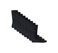 Kurzsocken TOM TAILOR "Socken 9er Pack", Herren, Gr. 43-46, blau (navy), Obermaterial: 77% Baumwolle CO. 20% Polyamid PA. 3% Elasthan EL., Socken (31554202-43) navy