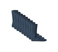 Kurzsocken TOM TAILOR "Socken 9er Pack", Herren, Gr. 43-46, blau, Obermaterial: 77% Baumwolle CO. 20% Polyamid PA. 3% Elasthan EL., Socken (42925549-43) blau