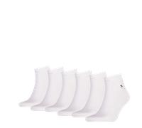 Tommy Hilfiger Herren Quarter 6 Pack, Weiß, 47-50