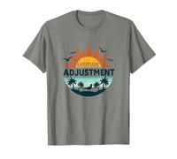 Kurzurlaub im tropischen Paradies in Key West mit Breitengradanpassung T-Shirt, Herren, Heidekraut/Armeegrün, XL