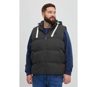 Blend BHJens BT Herren Outdoor-Weste Dick Gepaddete Mit Sweat-Kapuze Regular Fit Big&Tall, Größe:5XL, Farbe:Black (194007)