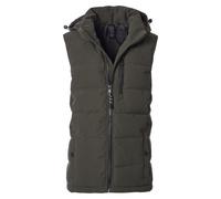 Kurzweste CASAMODA "CASAMODA Weste uni", Herren, Gr. 5XL, dunkelgrün, 100% Polyester, Westen (29329452-5XL) dunkelgrün