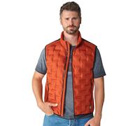 Kurzweste CASAMODA "CASAMODA Weste uni", Herren, Gr. L, orange, 100% Polyester, Westen (25468244-L) orange