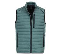Kurzweste CASAMODA "CASAMODA Weste uni", Herren, Gr. XL, grün (türkisgrün), 100% Polyester, Westen (10325643-XL) türkisgrün