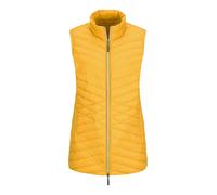 Kurzweste GOLDNER "Kurzgröße Taillierte Daunenweste mit Stehkragen", Damen, Gr. 23, gelb (honig), Obermaterial: 100% Polyamid PA., Modisch, Westen, Mit taillenformenden Steppmuster (95121322-23) honig