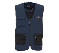 Kurzweste INDICODE "Kurzweste IDPiet", Herren, Gr. L, blau (navy), Obermaterial: 100% Polyester PES., Westen (91495358-L) navy