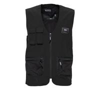 Kurzweste INDICODE "Kurzweste IDPiet", Herren, Gr. XL, schwarz, Obermaterial: 100% Polyester PES., Westen (74689927-XL) schwarz