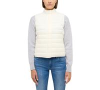 Kurzweste MUSTANG "Damen Style Twin Lakes", Damen, Gr. XL, sanftes weiß, Web, 100% Polyamid, slim fit, Westen Kurzweste (81896612-XL)
