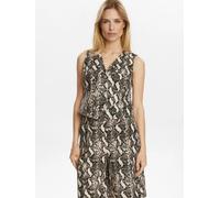 Kurzweste NÜMPH "Nümph Vest NUVIITA", Damen, Gr. 42, gray morn, Obermaterial: 100% Baumwolle, Westen (27745254-42) gray morn