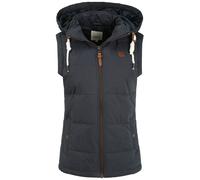 Kurzweste OXMO "Kurzweste OXAlita", Damen, Gr. S, blau (insignia b), Obermaterial: 70% Baumwolle CO. 30% Nylon NY., Westen (57222405-S) insignia b