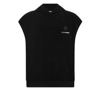 Kurzweste PLEIN SPORT "Joggingweste", Herren, Gr. XL, schwarz (02, schwarz), Obermaterial: 47% Polyester, 38% Viskose, 15% Elasthan, Westen (86330434-XL) 02, schwarz