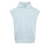Kurzweste PLEIN SPORT "Pique Hoodie Vest Icon", Damen, Gr. S, 07, lightblau, Obermaterial: 59% Baumwolle, 35% Polyester, 6% Elasthan, Westen (11975264-S) 07, lightblau