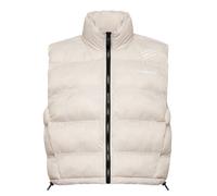 Kurzweste PLEIN SPORT "Scratch", Damen, Gr. XS, 71, lightgrau, Obermaterial: 100% Polyamid. Futter: 100% Polyester. Füllung: 100% Polyester, Westen (86881752-XS) 71, lightgrau