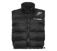 Kurzweste PLEIN SPORT "Scratch", Damen, Gr. XS, schwarz (02, schwarz), Obermaterial: 100% Polyamid. Futter: 100% Polyester. Füllung: 100% Polyester, Westen (51871029-XS) 02, schwarz