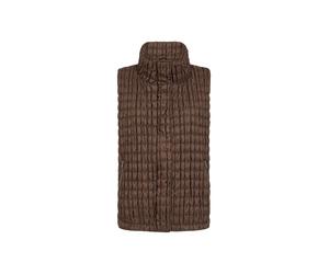 Kurzweste SOYACONCEPT "Soya Concept Vest SC-SEVILLA 2", Damen, Gr. M, 8694 hot fudge, Obermaterial: 100% Polyester, Westen (20805435-M) 8694 hot fudge