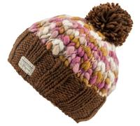 KuSan Bobble Hat Uneven Yarn SP brown pink - Größe One size
