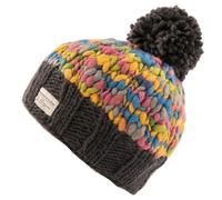 KuSan Bobble Hat Uneven Yarn SP charcoal multi - Größe One size