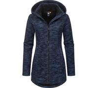 Longstrickjacke RAGWEAR "Leysha Melange" Gr. XXXL (46), blau (navy) Damen Strickjacken (22812119-XXXL) navy