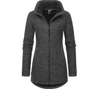 Kuschelige Strickjacke mit Kapuze "Miram Melange" Dark Grey XXXL