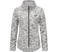 Kuschelige Strickjacke mit Stehkragen "Liram Melange" Ash XXL