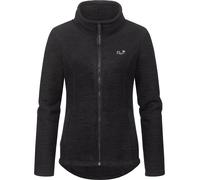 Kuschelige Strickjacke mit Stehkragen "Liram Melange" Black L