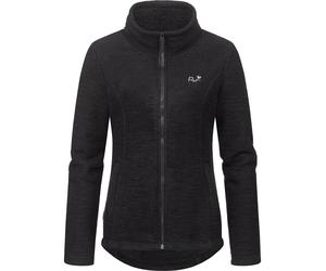 Kuschelige Strickjacke mit Stehkragen "Liram Melange" Black S