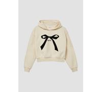 s.Oliver Kuscheliger Cropped Oversize Hoodie mit Print