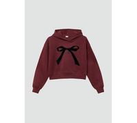 Kuscheliger cropped Oversize Hoodie mit Print 146/152 rot 2173429.49D1.146_152