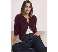 Kuscheliger Halbarm Cardigan mit Rundhals