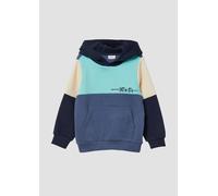 Kuscheliger Hoodie mit Colourblocking 116/122 blau|mehrfarbig 2173451.5544.116_122