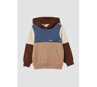 Kuscheliger Hoodie mit Colourblocking 92/98 braun|mehrfarbig 2173451.8433.92_98