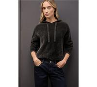 Street One Kapuzenpullover Damen Gr. 40 – 78% Polyamid, 12% Polyacryl, 10% Baumwolle – Schwarz