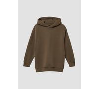 Kuscheliger Oversize-Hoodie mit großem Wordingprint am Rücken 158/164 braun 2170793.8917.158_164