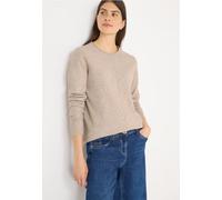 CECIL Damen 3016933 Kuscheliger Pullover, Sandalwood Beige Melange, XL