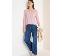 Cecil Kuscheliger V-Neck Pullover Blossom Glow Melange XXL