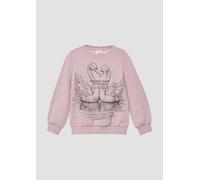 Kuscheliges Sweatshirt mit Glitzerprint 116/122 Rosa 2173270.4511.116_122