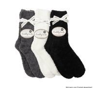 Kuschelsocken CuddlySocks Gr.35-41 Farbe: schwarz