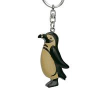 Kuscheltiere.biz Pinguin Brillenpinguin Humboldpinguin Schlüsselanhänger Taschenanhänger aus Holz